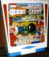 Image # 1190: Hurdy Gurdy Backglass