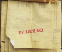 Image # 70047: Hyde Park Sample Game - Schematic Date 
(From the game with serial number 01014 S.)