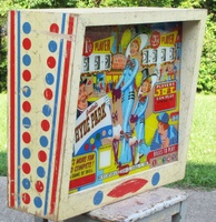 Image # 70035: Hyde Park Sample Game - Backbox - Left 
(Serial number 01014 S.)