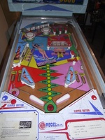 Image # 57879: Icarus Playfield 
(The metal upper ball arch has been repainted.)