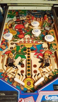 Image # 73066: Ice Fever Playfield - White Pop Bumpers 
(Serial number 3019.)