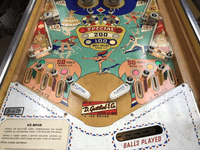 Image # 74982: Ice-Revue Sample Game - Lower Playfield 
(Serial number unknown.)