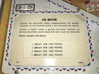 Image # 74983: Ice-Revue Sample Game - Instruction and Score Cards 
(Serial number unknown.)
