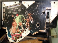 Image # 13017: Iron Maiden Empty Upper Playfield