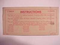 Image # 26306: Jack 'N Jill Instruction Card
