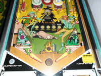 Image # 77261: Jackpot Early Production Lower Playfield 
(Serial number 94083.)