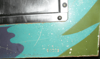 Image # 77263: Jackpot Early Production Serial Number 
(Serial number 94083.)