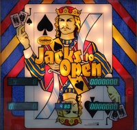 Image # 45255: Jacks to Open Illuminated Backglass