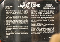 Image # 65180: James Bond 007 French Instruction Card