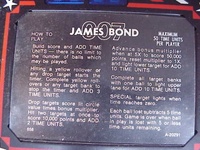 Image # 29326: James Bond 007 English Instruction Card