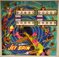 Image # 48618: Jet Spin Illuminated Backglass