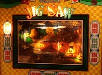 Image # 32827: Jig Saw Illuminated Backglass - Detail