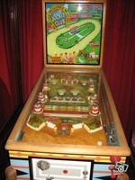Image # 50640: Jockey Club Cabinet - Front View 
(The cabinet has been repainted but is included here to show its other features.)