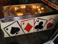 Image # 57140: Joker Cabinet - Right 
(The post between the flippers is not original to this game.)