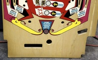 Image # 47853: Joker Poker Bare Lower Playfield 
(This playfield was described to us as New Old Stock.)