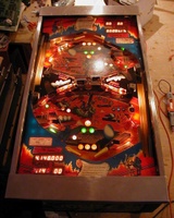 Image # 60991: Joust Early Production - Player 2 Playfield 
(Serial number XP0223.)
