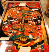 Image # 34387: Joust Playfield 
(This is a regular production game.)