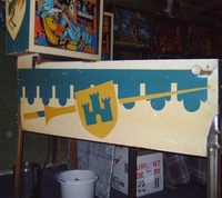 Image # 40363: Joust Early Production Cabinet - Left 
(Serial number 1001.)