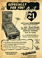 Image # 45673: Just 21 Billboard Ad 
(The Billboard, Feb-18-1950, page 137)