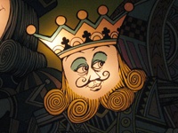 Image # 64315: King Kool Illuminated Backglass - Detail