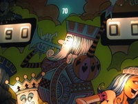 Image # 64314: King Kool Illuminated Backglass - Detail