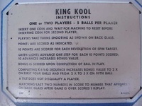 Image # 31709: King Kool Instruction Card