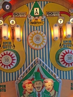 Image # 61979: King of Diamonds Sample Game - Upper Playfield 
(Serial number 01028 S.)