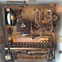 Image # 61989: King of Diamonds Sample Game - Inside Backbox 
(The silver-colored bell on the 0-9 unit is a replacement for the bell that was missing. Serial number 01028 S.)
