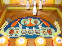 Image # 56040: King Pin Upper Playfield 
(Serial number 23304.)