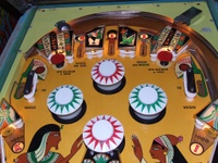 Image # 37478: King Rex Upper Early Production Playfield 
(Serial number 1054.)