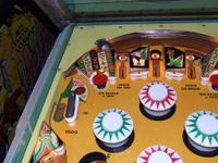 Image # 37479: King Rex Upper Early Production Playfield 
(Serial number 1054.)