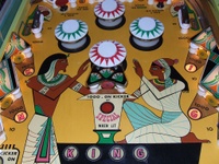 Image # 37480: King Rex Middle Early Production Playfield 
(Serial number 1054.)
