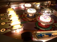 Image # 47602: King Rock Illuminated Upper Playfield 
(Playfield may be coated, not waxed.)