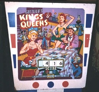 Image # 1321: Kings & Queens Backglass