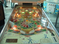 Image # 55465: Kismet Illuminated Playfield 
(The plastic light shields are New Old Stock.)