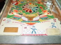 Image # 55469: Kismet Lower Playfield 
(The plastic light shields are New Old Stock.)