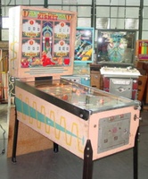 Image # 55470: Kismet Cabinet - Left 
(This game has a reproduction backglass but is included here to show its other features.)