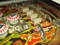Image # 50150: KISS Engineering Prototype - Upper Playfield 
(Serial number 1152-3.)