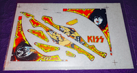 Image # 75529: KISS NOS Uncut Plastics 
(These were identified to us as Bally factory uncut production samples circa 1978-79.)