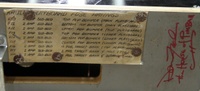 Image # 67609: Krull Fuse List 
(Serial number 01009E.)
