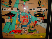 Image # 79155: Lady Luck Illuminated Backglass