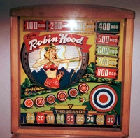 Image # 5419: Lady Robin Hood Backglass