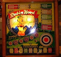 Image # 26232: Lady Robin Hood Illuminated Backglass