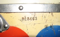 Image # 69449: Lightning Ball Cabinet - Serial Number 
(Serial number M18463.)