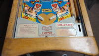 Image # 82290: Lite-A-Card Illuminated Lower Playfield 
(Serial number C14731.)
