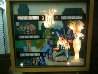 Image # 45804: Little Joe Illuminated Backglass 
(This backglass has faded colors, most notably the color red. Serial number 2275.)