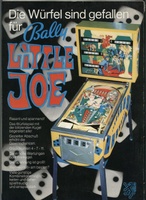 Image # 24889: Little Joe German Ad 
(From the German operator magazine Automaten Markt, September 1972.)