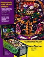 Image # 8417: Pinball Lizard Flyer, Back
