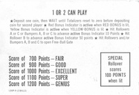 Image # 54574: Loop the Loop Instruction and Score Card