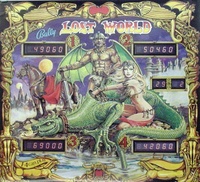 Image # 54578: Lost World Promotional Poster 
(Provided by Bally in 1977. Measured 22 1/2 by 25 1/2 inches.)